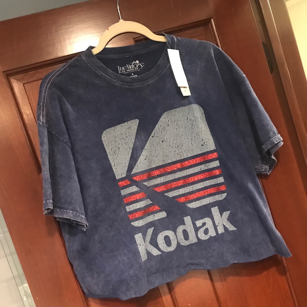 Kodak Cropped Graphic Tee